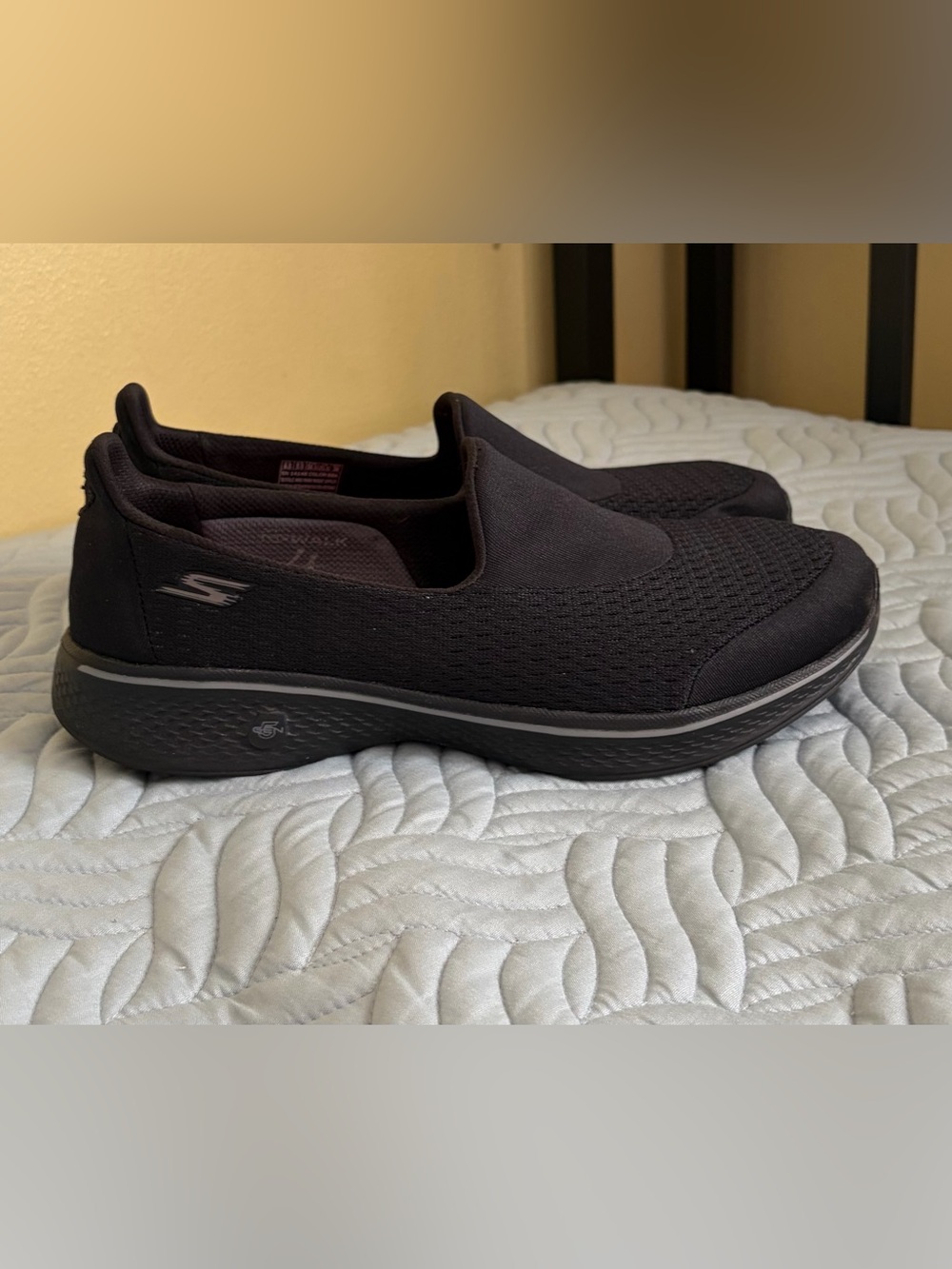 Skechers Slip-On Casual Walking Shoe in Black